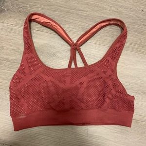 Pink / salmon / coral Champion sports  bra